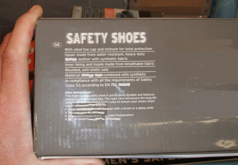 Safety shoes